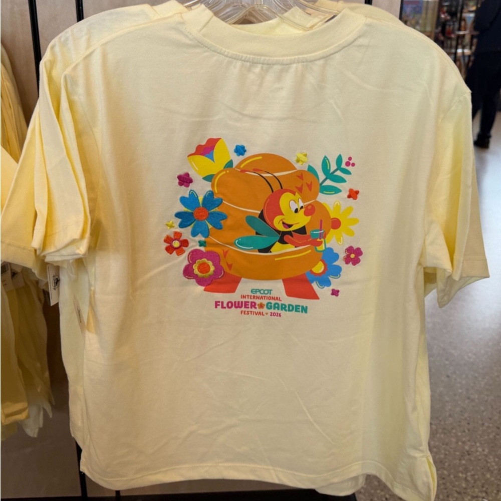 Disney Parks 2026 Epcot Flower & Garden Festival Spike The Bee Boxy T Shirt XXL